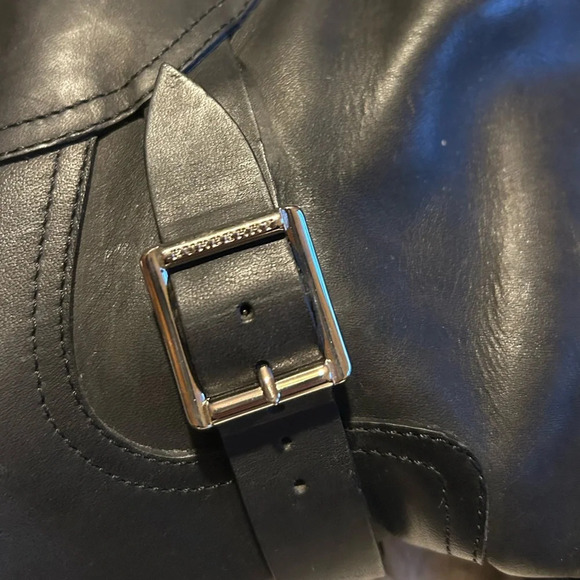 BURBERRY CLASSIC RIDING MOTO LOGO BUCKLE BOOTS EU 40 - Picture 2 of 7